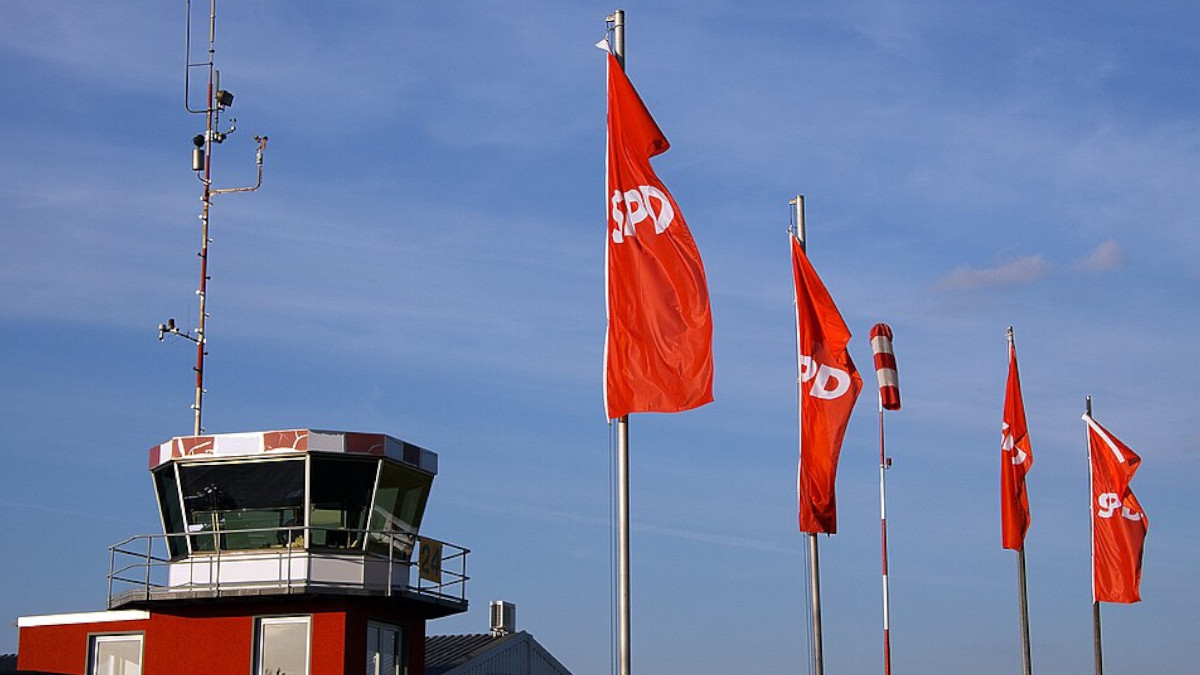 SPD-Flaggen
