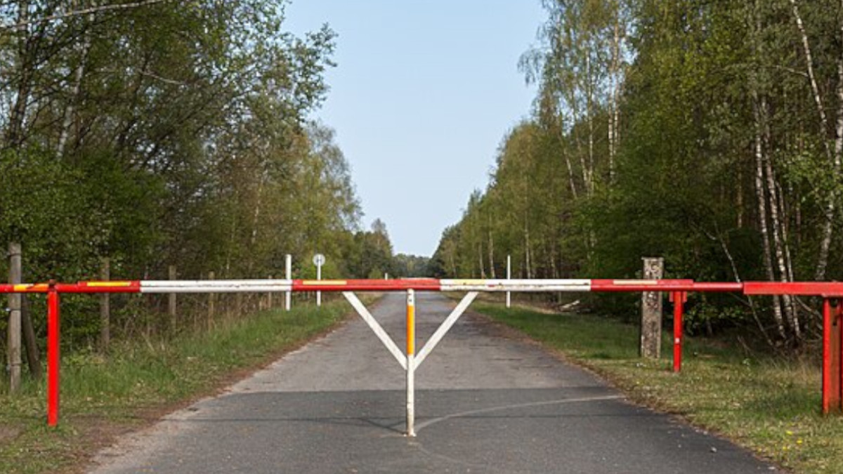 Zollschranke, Grenze