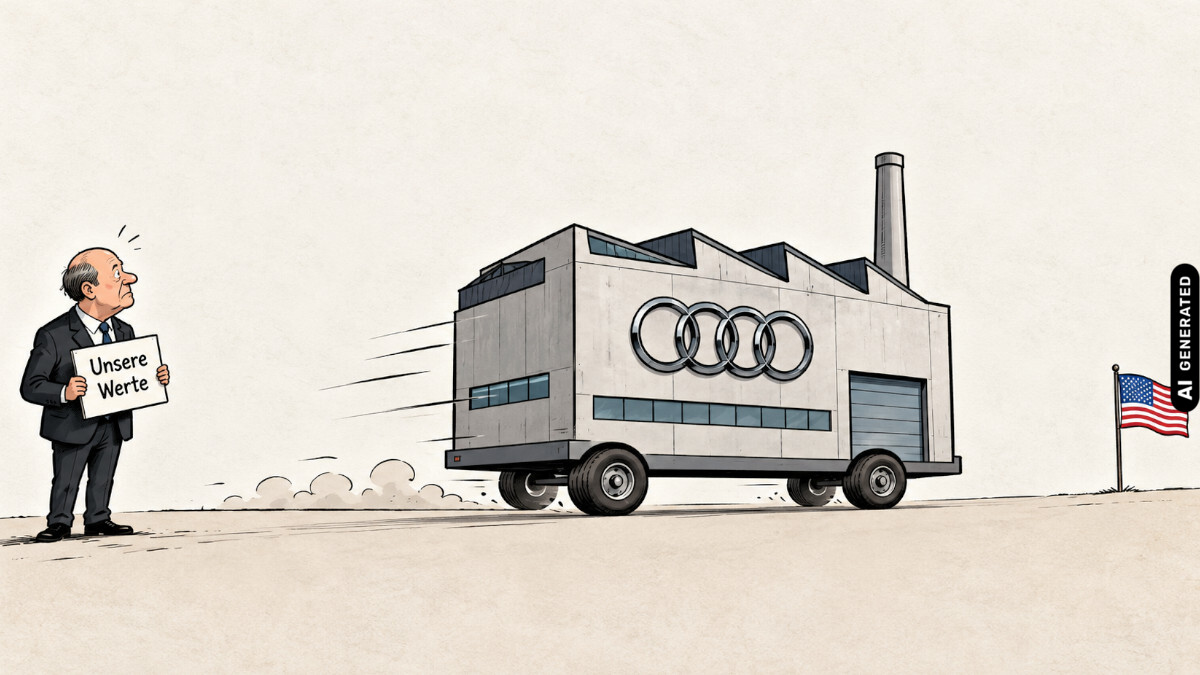 Audi geht in die USA, KI-generiert