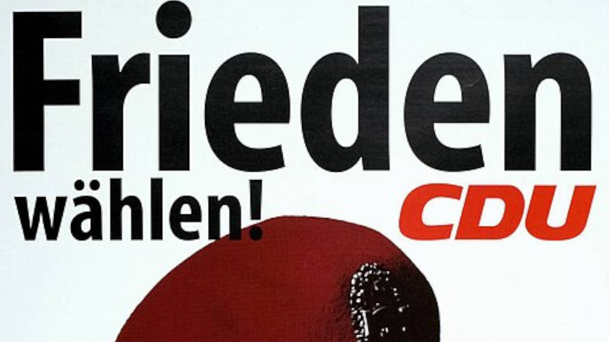 CDU. Frieden wählen